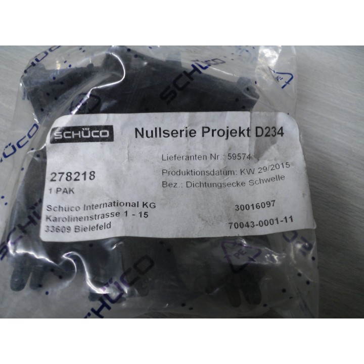 Schüco 278218 Dichtungsecke Schwelle