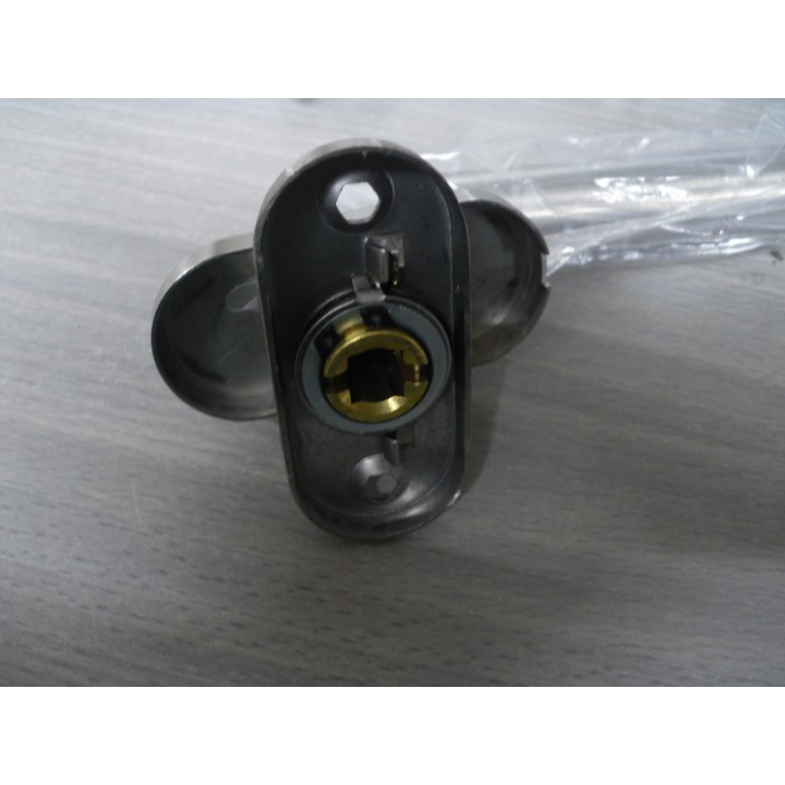Edelstahl Türdrücker mit Rosette