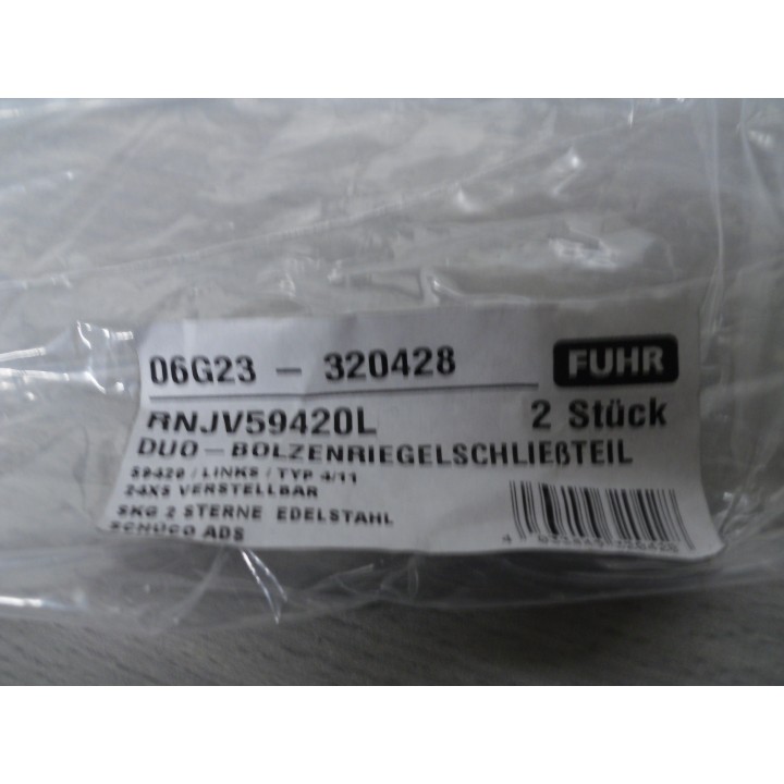 Fuhr RNJV59420L Duo Bolzenverriegelungsteil