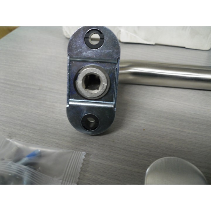 Esco / EcoSchulte Edelstahl Türdrücker mit Rosette