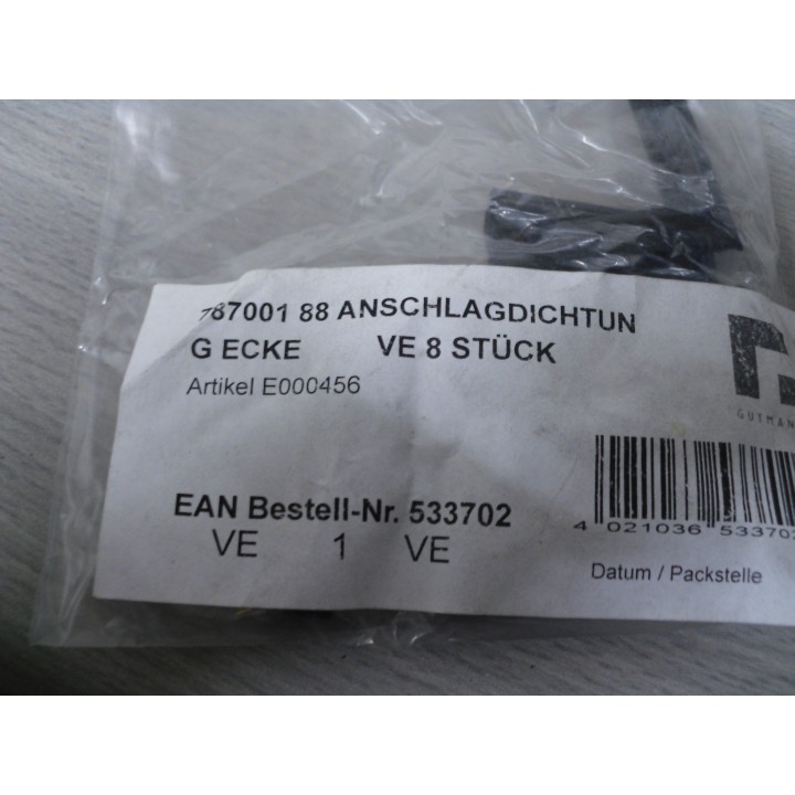 Gutmann 787001 88 Ecke für Anschlagdichtung