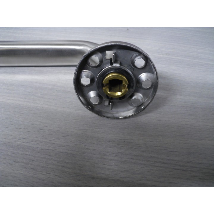 Edelstahl Türdrücker mit Rosette