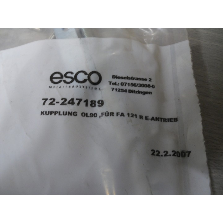 Esco 72-247189 Kupplung für OL90 FA121 Antrieb