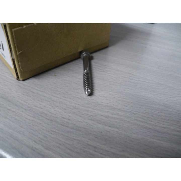 Heroal 18415 Zylinder-Blechschraube 5,9X44 VA 10 Stück