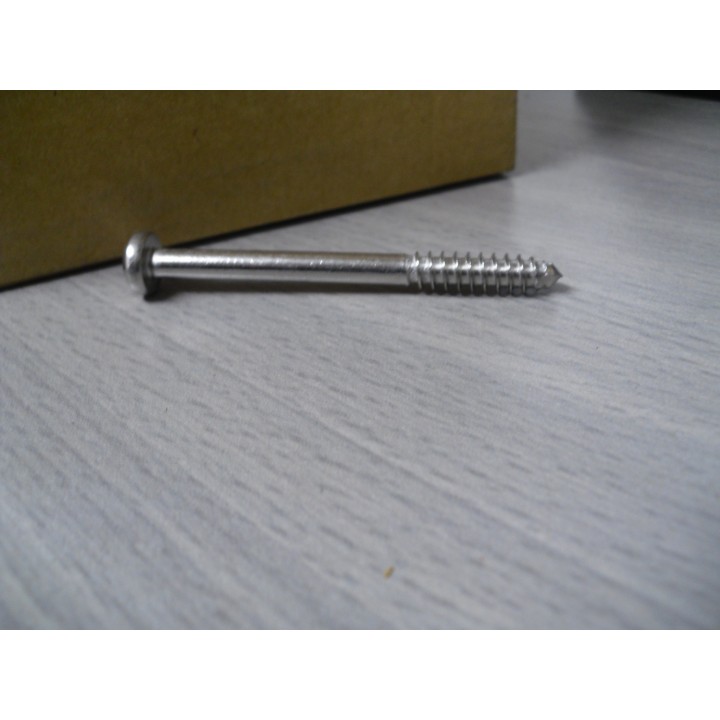 Heroal 18404 Linsen-Blechschraube 5,9X60 VA 10 Stück
