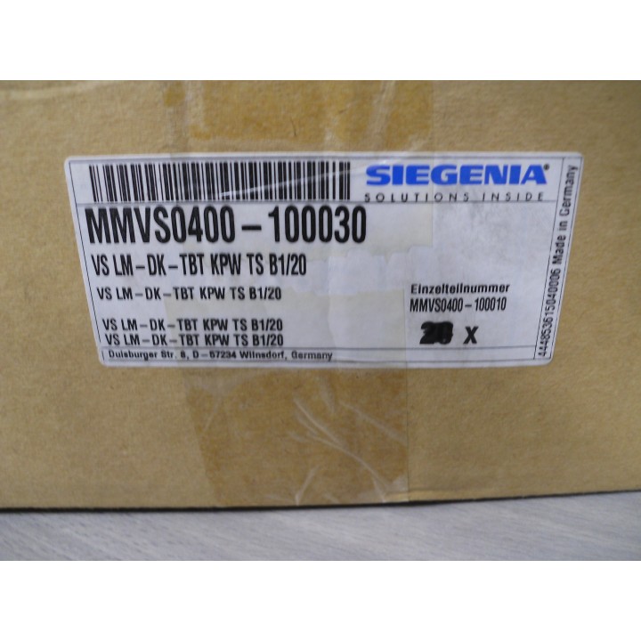 Siegenia MMVS0400-100010 VS LM DK TBT KPW TS B1
