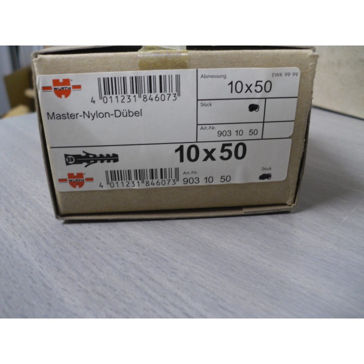 Würth 9031050 Nylondübel 10 X 50   10 Stück