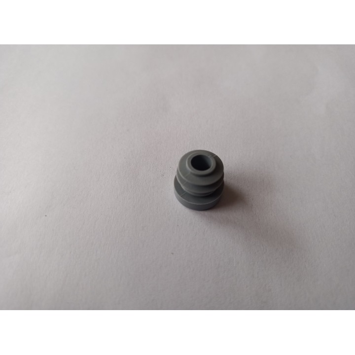 Würth 0590815 Kunststoff-Endkappen für Rohre Grau 5 Stück