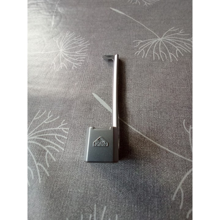 Roto 80010 R Abdeckkappe Rechts Ecklager silber
