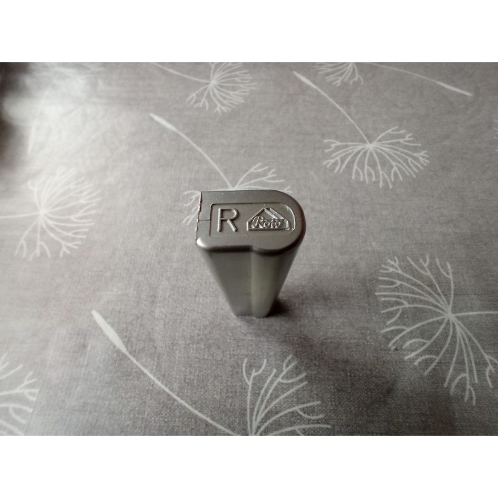 Roto 62820 0870 Abdeckkappe Rechts Eckband silber