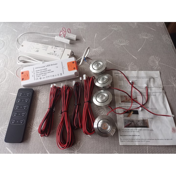 Aluxe Basic LED 4er Set Dimmbar