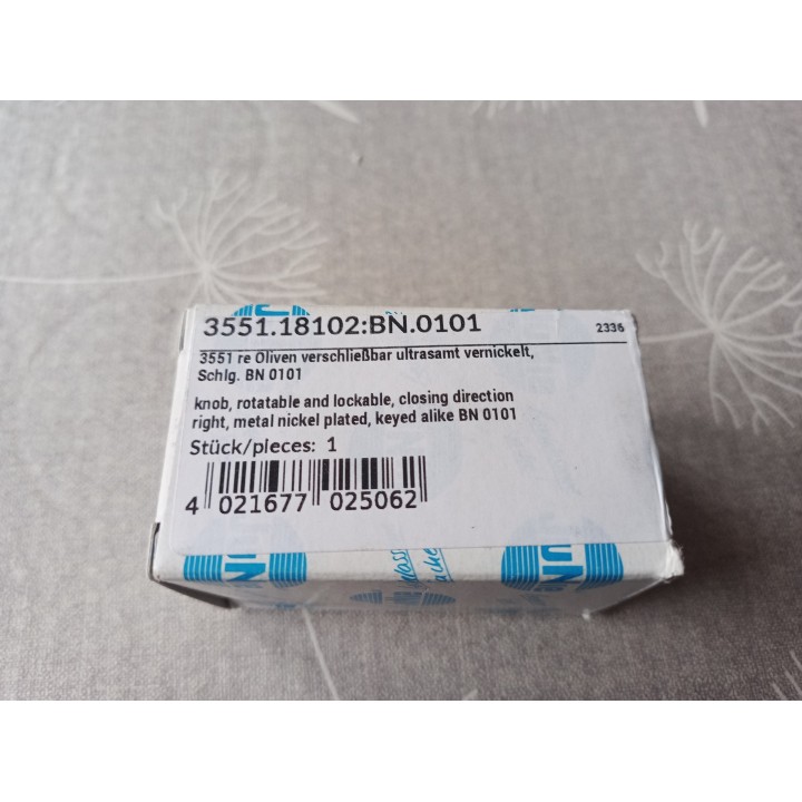 Junie 3551 Re Dreholive mit Profilzylinder /