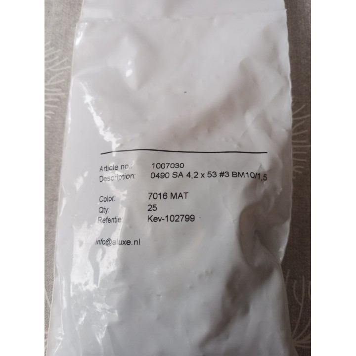 Aluxe Schrauben 1007030 Farbe 7016 mat