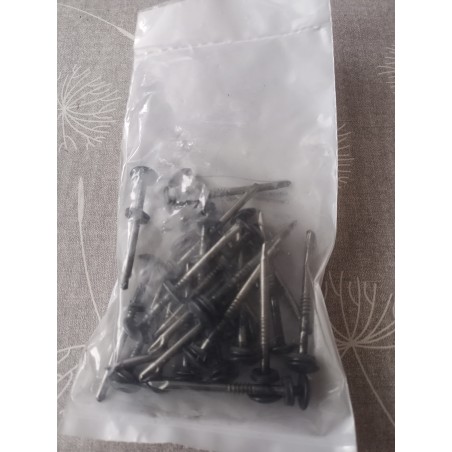 Aluxe Schrauben 1007030 Farbe 7016 mat