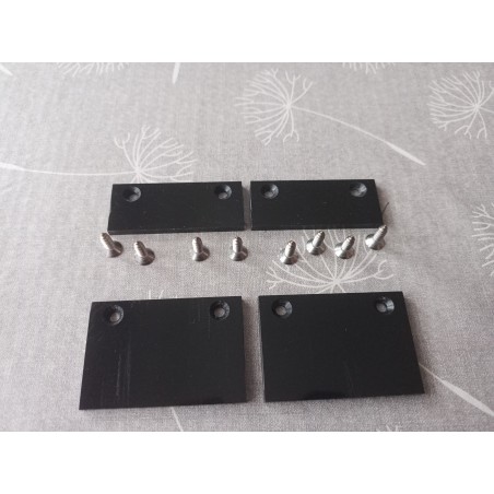 TS Aluminium Set Endstück Führungsschiene 3-läufig 1300256PS