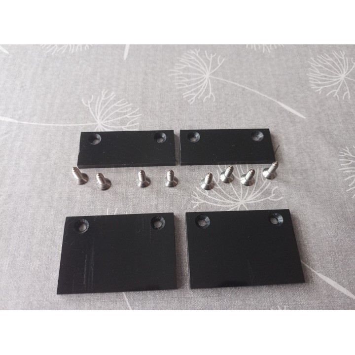 TS Aluminium Set Endstück Führungsschiene 3-läufig 1300256PS