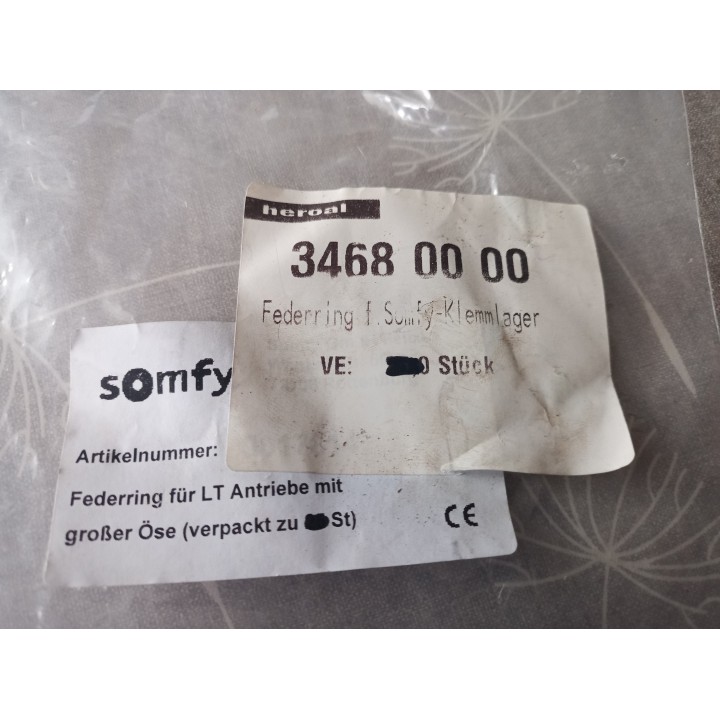 Heroal / Somfy Federring mit großer Öse  3468