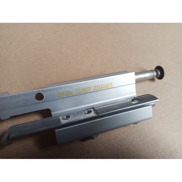 Schüco 219945 Scherenlager DIN links seilber / EV1