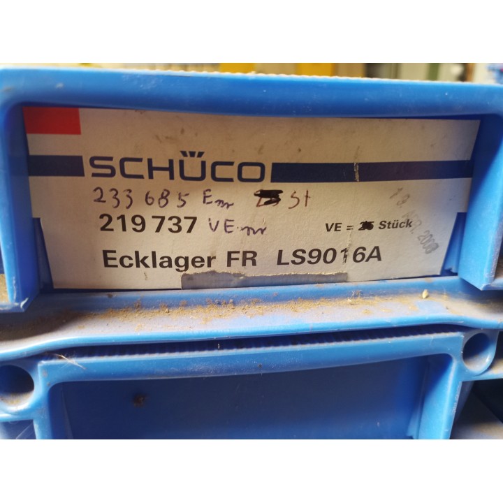Schüco 233685 Ecklager DIN links weiß