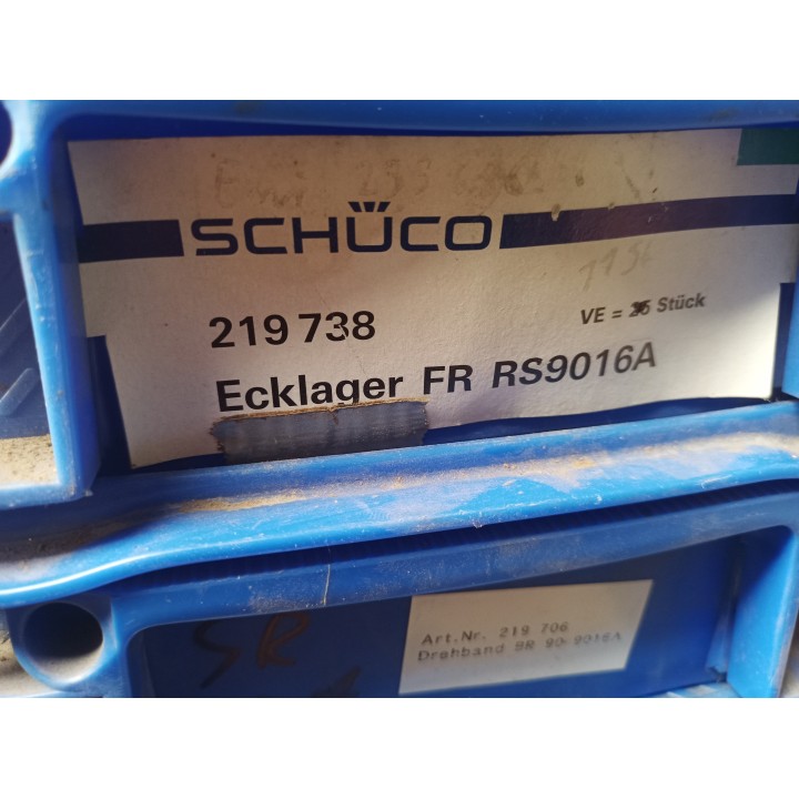 Schüco 233686 Ecklager DIN rechts weiß