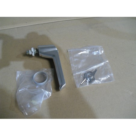 Schüco 234014 Fenstergriff Abschließbar silber EV1