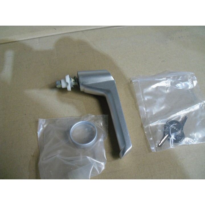 Schüco 234014 Fenstergriff Abschließbar silber EV1