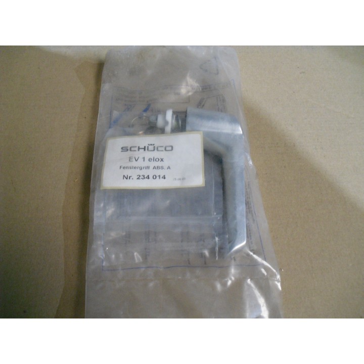 Schüco 234014 Fenstergriff Abschließbar silber EV1