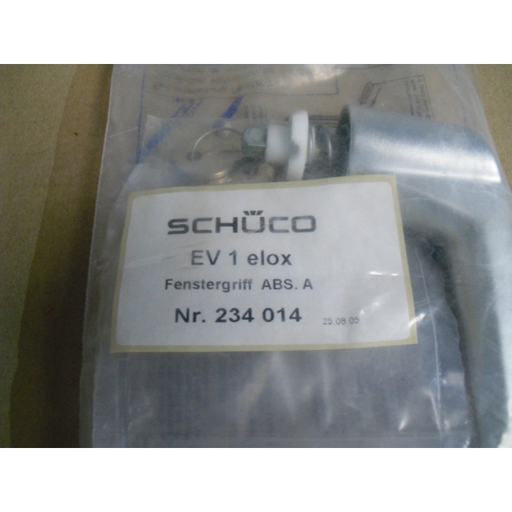 Schüco 234014 Fenstergriff Abschließbar silber EV1