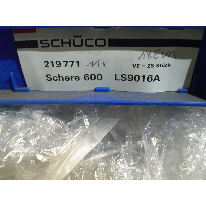 Schüco 219771 Schere 600mm DIN links weiß