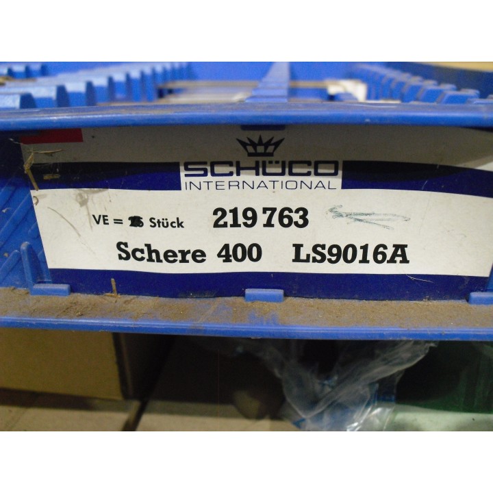 Schüco 219763 Schere 400mm DIN links weiß