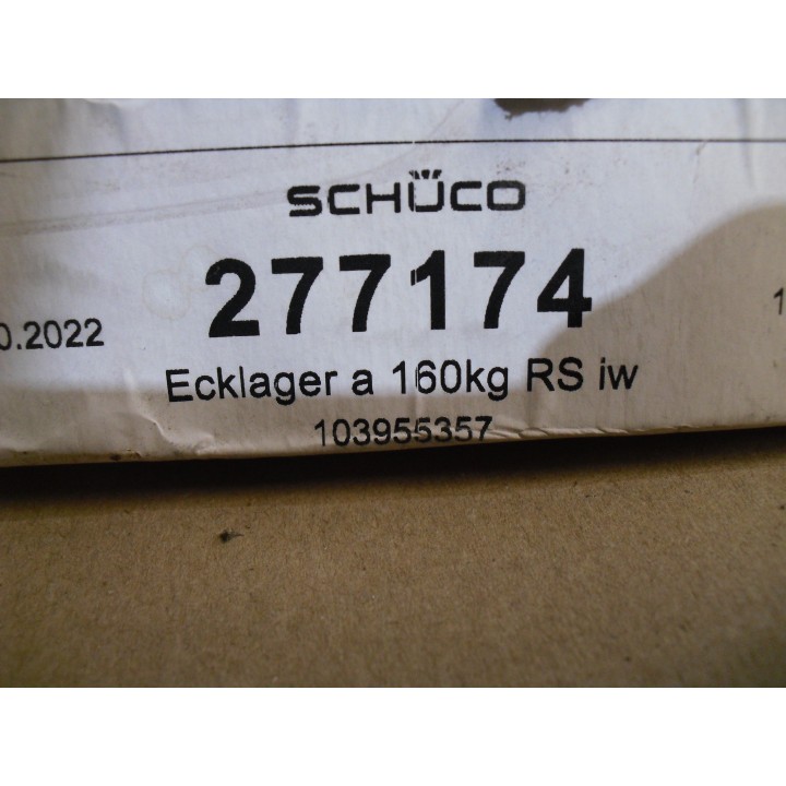 Schüco 277174 Ecklager 160Kg AvanTec DIN rechts