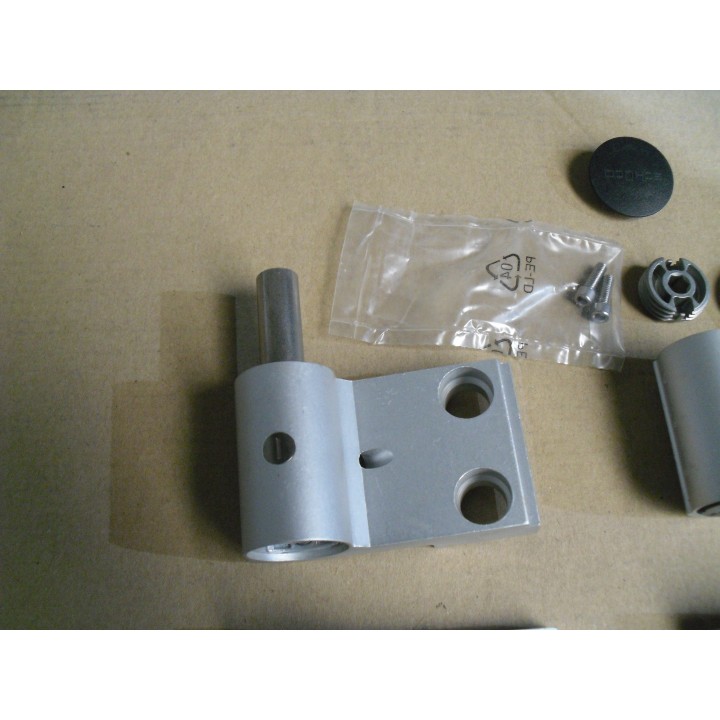 Schüco 239880 Türband 2teilig silber / EV1