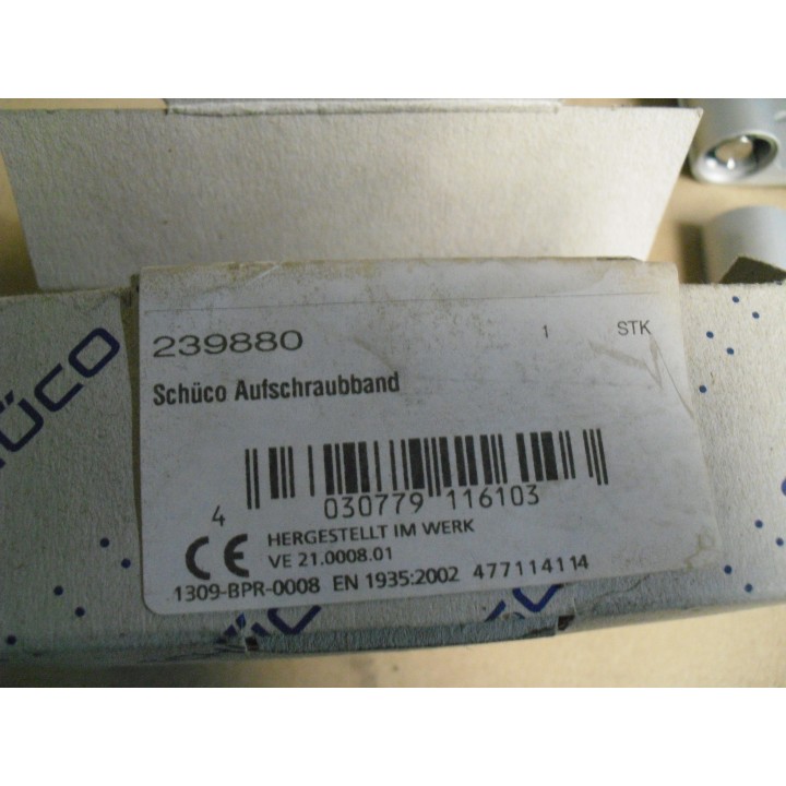 Schüco 239880 Türband 2teilig silber / EV1