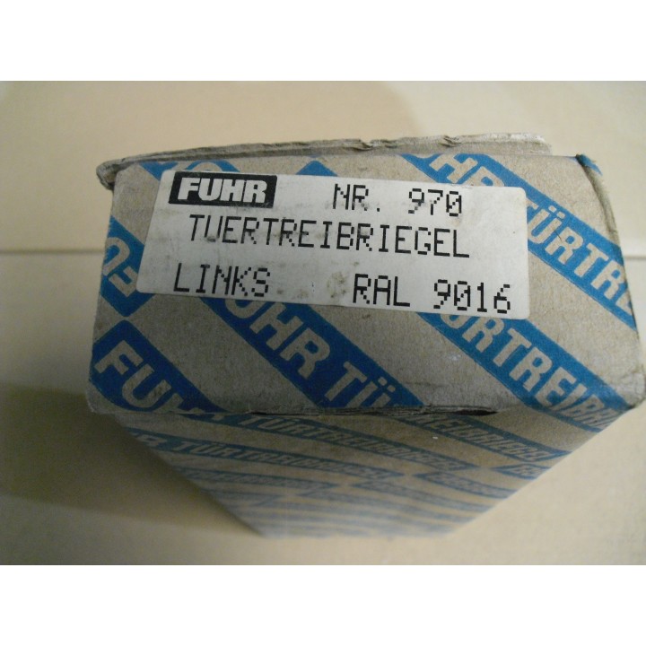 Fuhr 970 Türtreibriegel weiß DIN links