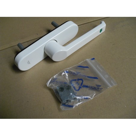 Schüco 209711 Türtreibriegel RAL 9010 weiß