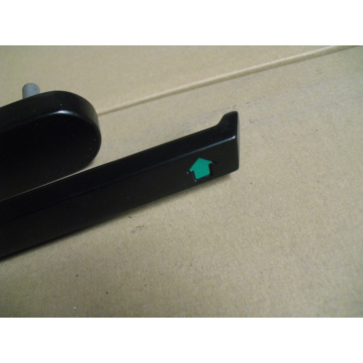Schüco 229336 Türtreibriegel RAL 9005 schwarz