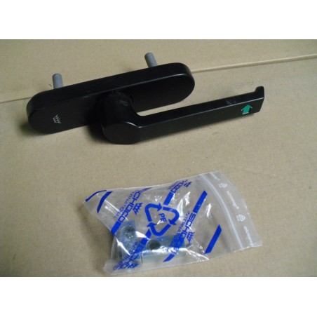 Schüco 229336 Türtreibriegel RAL 9005 schwarz