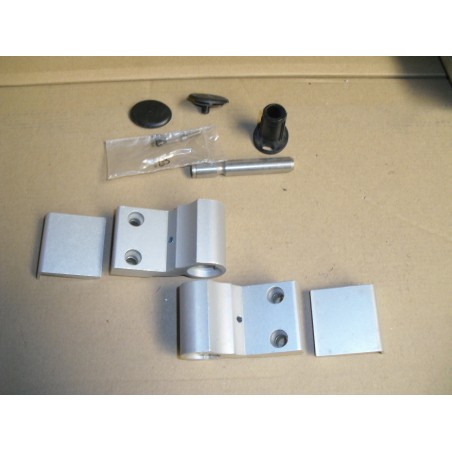 Schüco 239030 Türband 2teilig silber / EV1