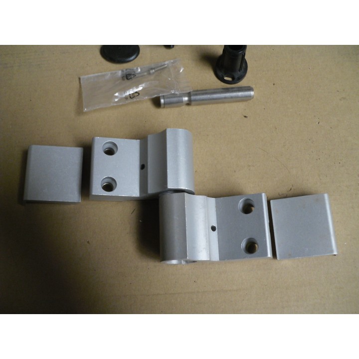 Schüco 239030 Türband 2teilig silber / EV1