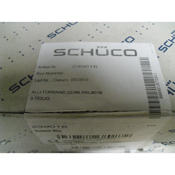 Schüco 239016 Türband 3teilig RAL 9016 / weiß