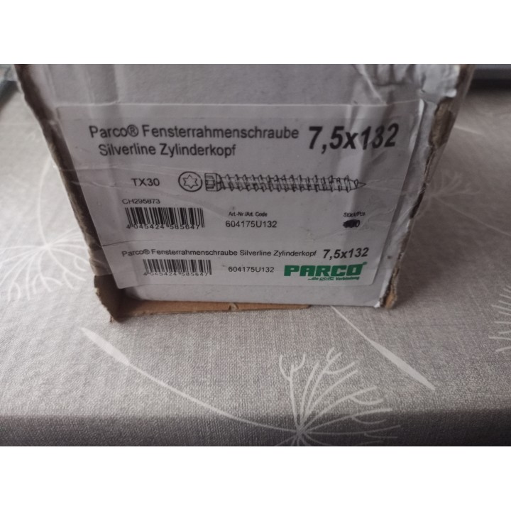 Nögel Fensterrahmenschraube 7,5 X 132   10 Stück