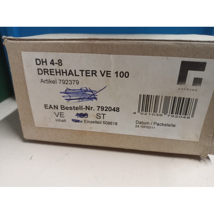 Gutmann 792048 / 508618 Drehhalter  10 Stück
