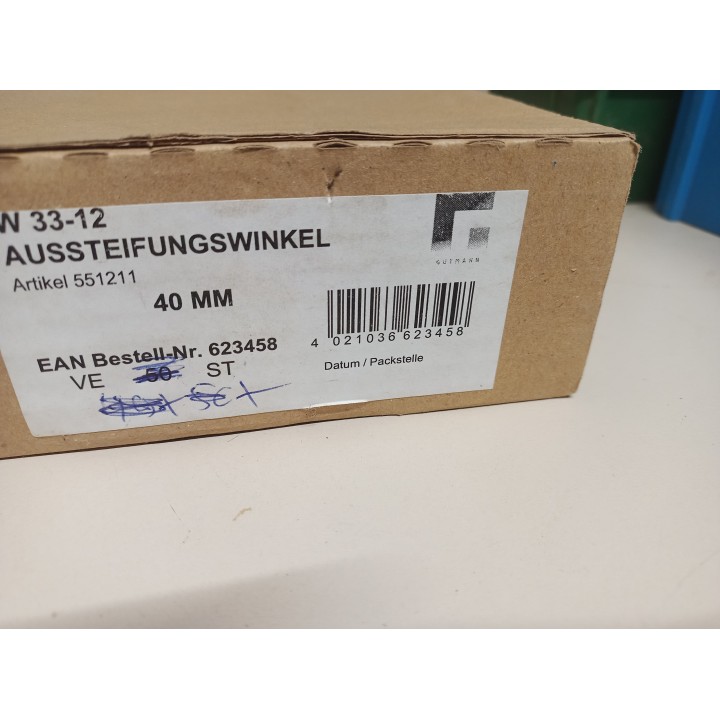 Gutmann 623458 Aussteifungswinkel 10 Stück