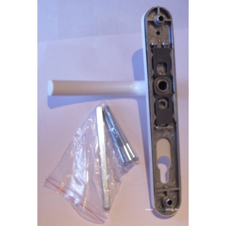 Haustürgriff innen, mit Fixiernocken 246 mm RAL 9016 weiß