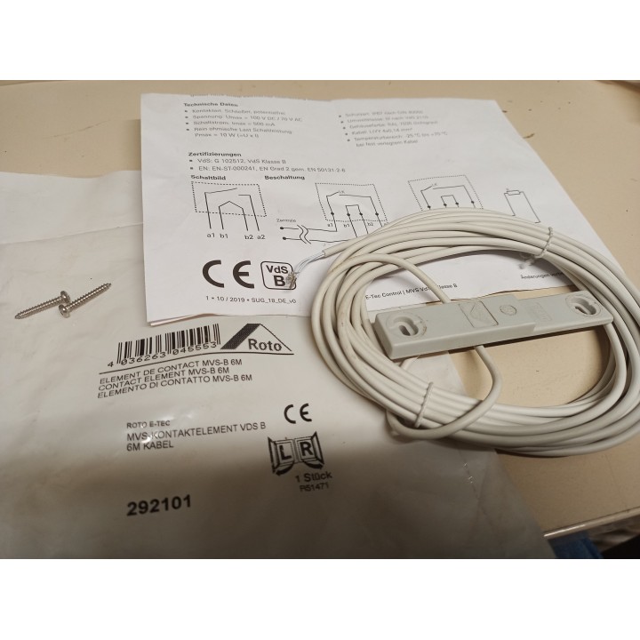 Roto MVS Kontaktelement VDS B 292101