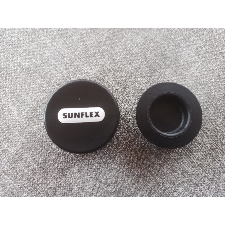 Sunflex Ganzglastür SF20 Griff schwarz