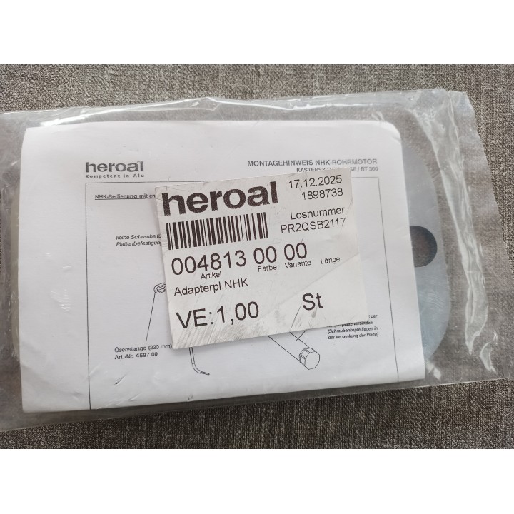 Heroaql 4813 Adapterplatte NHK 30-120 / GKSE
