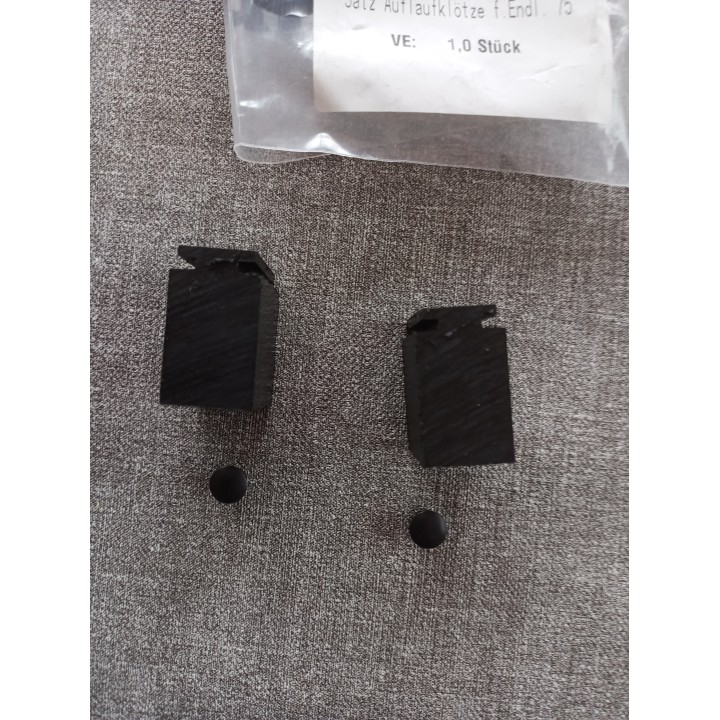 Heroal 4490 Auflaufklötze für Endleiste 75