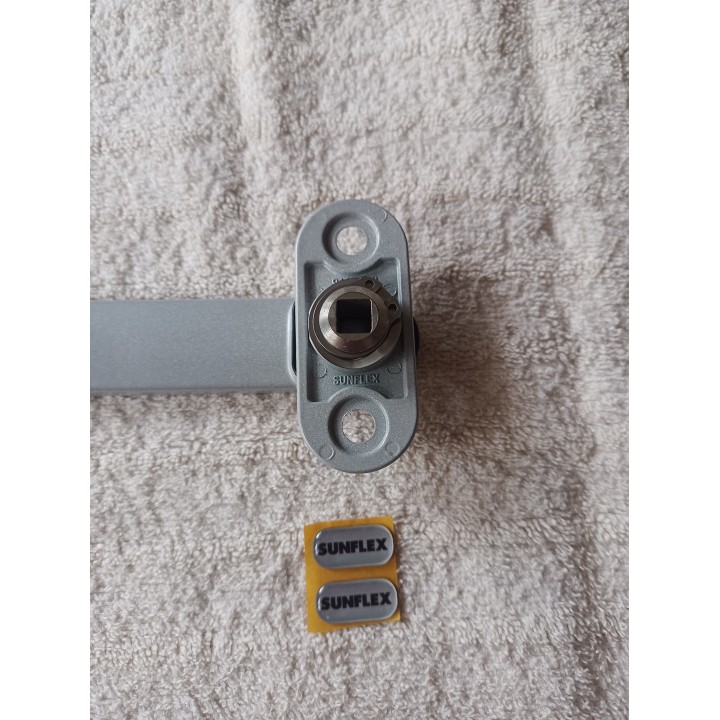 Sunflex Griff flach / Klappgriff silber 908819 silber
