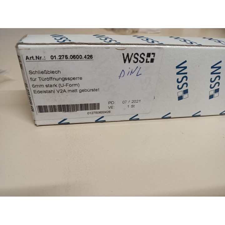 WSS Schließblech für Türöffnungssperre 012750600426